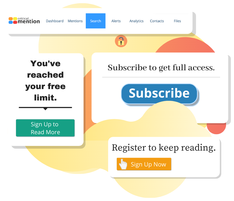 Licensed Content print monitoring behind paywalls dashboard